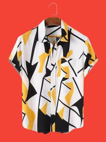 Men Regular Fit Printed Casual Shirt